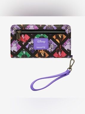 Loungefly Disney Villains Tech Wallet with Wristlet Strap BNWT